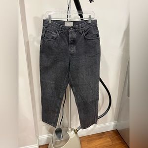 Everlane 90s Cheeky Jean, Size 30, Washed Black, Ankle length